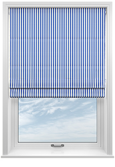 The British Stripe Co. Catherine, Bristol No.2 - Twist&Fit Roman Blind